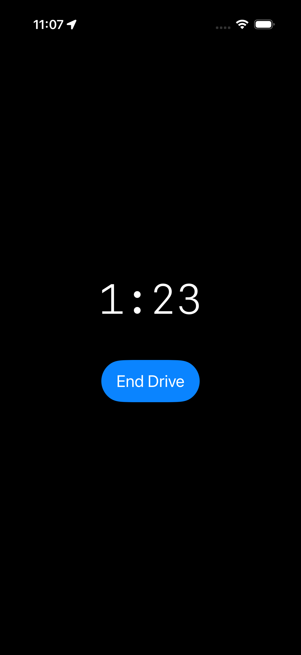 Live drive recording screen
